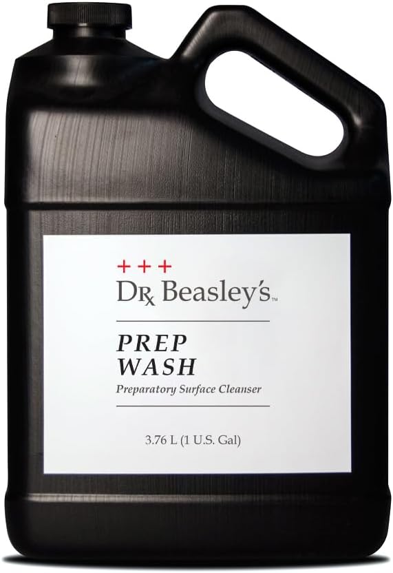 Dr. Beasley's Prep Wash 1 Gallon - Cleans Surface To Expose Defects, Waterless Formula For Classic Cars, Easy, Slick Wipe-Off, Prepares Surface For Correction & Protection