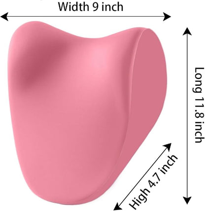 Car headrest Pillow, Car Neck Pillow for Driving and Neck Support Pillow for car headrest, Pink car seat Pillow Head Rest Pillow for car Driving seat with Memory Foam