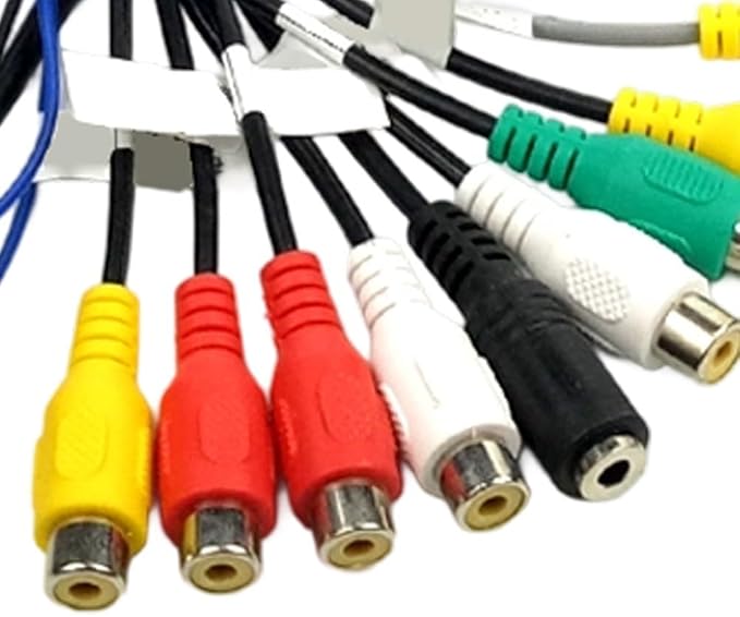 Sim Card Slot Adapter with 20-Pin Connector and External Microphone for Android Car, for Compatible with 12V Vehicles