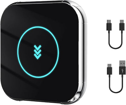 Wireless CarPlay Adapter,Wireless Car Screen Adapter for iPhone, Includes USB-A to USB-C Dongle, Plug & Play for iPhone (iOS 10 and Above)