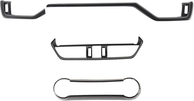 Interior Trim for Toyota RAV4 2019-2025 Carbon Fiber Gear Shift Panel Cover Kit