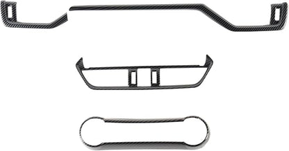 Interior Trim for Toyota RAV4 2019-2025 Carbon Fiber Gear Shift Panel Cover Kit