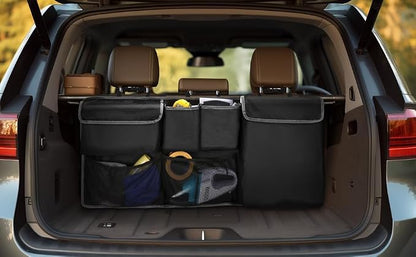 XHRING Car Trunk Organizer Storage Backseat Hanging Organizer Bag for Ford Bronco/Bronco Sport Escape Explorer Edge Expedition Ecosport 2/4 Door Sport Base Limited XL XLT SUV Accessories 2000-2026