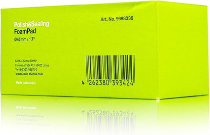 KOCHCHEMIE- Polish & Sealing Pad V2 - Extra-Fine Sponge for Evenly Applying Sealing Products; Low Torsion Forces & High Stability; Contours Easily (45mm x 23mm) (5-Pack)