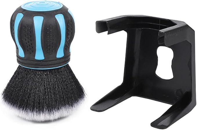 Car Detailing Brush, Ultra Soft Bristles XL Synthetic Brush Car Beauty Tools with Storage Rack, Auto Interior Cleaning Tool for Dashboard, Vents, Covers Large Area Inside and Outside Vehicles (Blue)