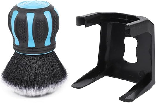 Car Detailing Brush, Ultra Soft Bristles XL Synthetic Brush Car Beauty Tools with Storage Rack, Auto Interior Cleaning Tool for Dashboard, Vents, Covers Large Area Inside and Outside Vehicles (Blue)