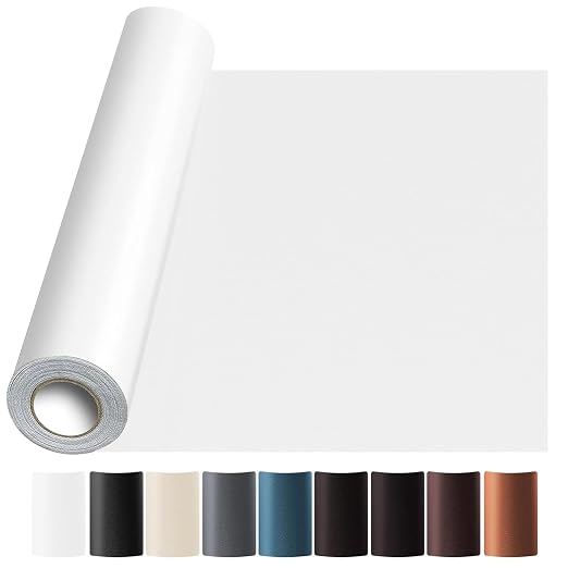 JuCheng Leather Repair Kit -Leather Repair Patch Self-Adhesive Waterproof Patch & Glue for Furniture, Car Seats, Sofa, Couch, Vinyl - Instant Fix for Tears & Scratches (Off White, 17X79 inch)