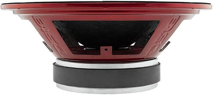 DS18 PRO-X10BM Loudspeaker - 10", Midrange, Red Aluminum Bullet, 600W Max, 300W RMS, 8 Ohms - Premium Quality Audio Door Speakers for Car or Truck Stereo Sound System (1 Speaker)