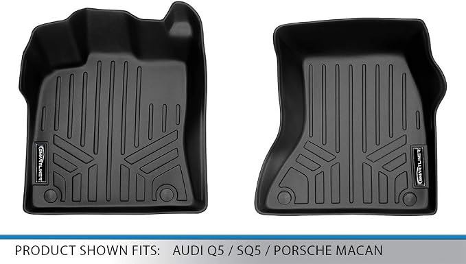 MAXLINER Floor Mats 1st Row Liner Set for 2009-2017 Audi Q5