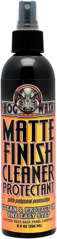 Liquid Performance Hogwash Matte Finish Cleaner and Protectant - 8.5 oz Motorcycle Bike Cleaner Spray - Also Works Great on Motorcycle Helmets - Removes Dirt and Grime