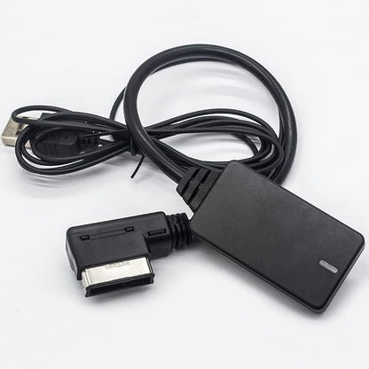Yoper Bluetooth 5.0 Adapter Compatible with Audi A3 A4 A5 A6 A7 S3 S4 Q3 Q5 Q7 Volkswagen VW 2G 3G 3G+ AMI MMI Port Cable Music Play Connector Works with Apple iPhone iPod Android