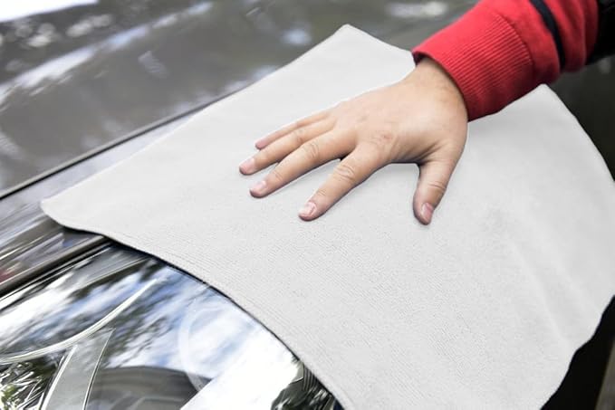 Avalon Towels Microfiber Cleaning Cloths (Value Pack of 36) - Size 16 x 16 Inches, Highly Absorbent Cleaning Rags, Lint Free, Reusable and Washable, Microfiber Towels for Cars