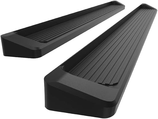 APS Black Running Boards Style Compatible with Ram 1500 2009-2018 Crew Cab & Ram 2500 3500 2010-2026 (Nerf Bars Side Steps Side Bars)