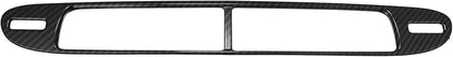 X AUTOHAUX Black Carbon Fiber Pattern Center Console Dashboard Air Conditioner AC Outlet Vent Cover Trim Interior Accessories for Chevrolet Camaro 2010-2015