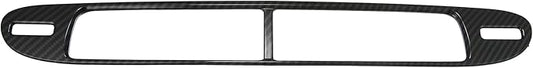 X AUTOHAUX Black Carbon Fiber Pattern Center Console Dashboard Air Conditioner AC Outlet Vent Cover Trim Interior Accessories for Chevrolet Camaro 2010-2015