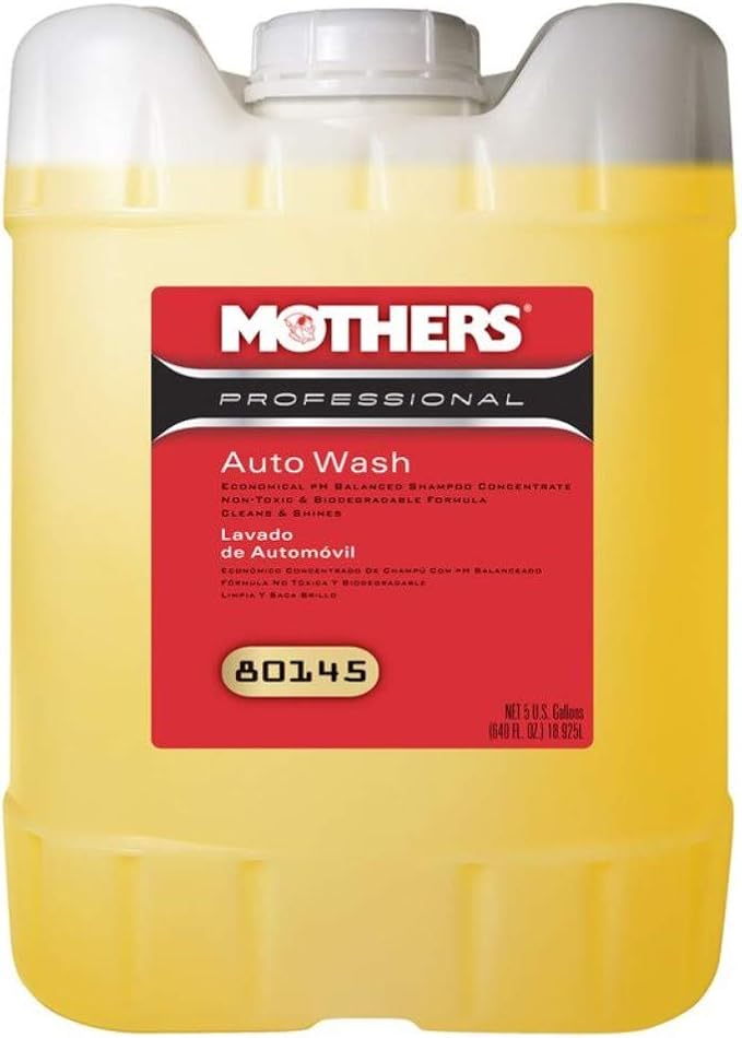 Mothers 80145 Professional Auto Wash, 5 Gallon