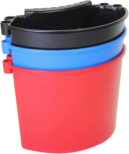 Car Detailing Bucket Organizer - Portable Auto Wash Bucket with Tool Hanger, Red
