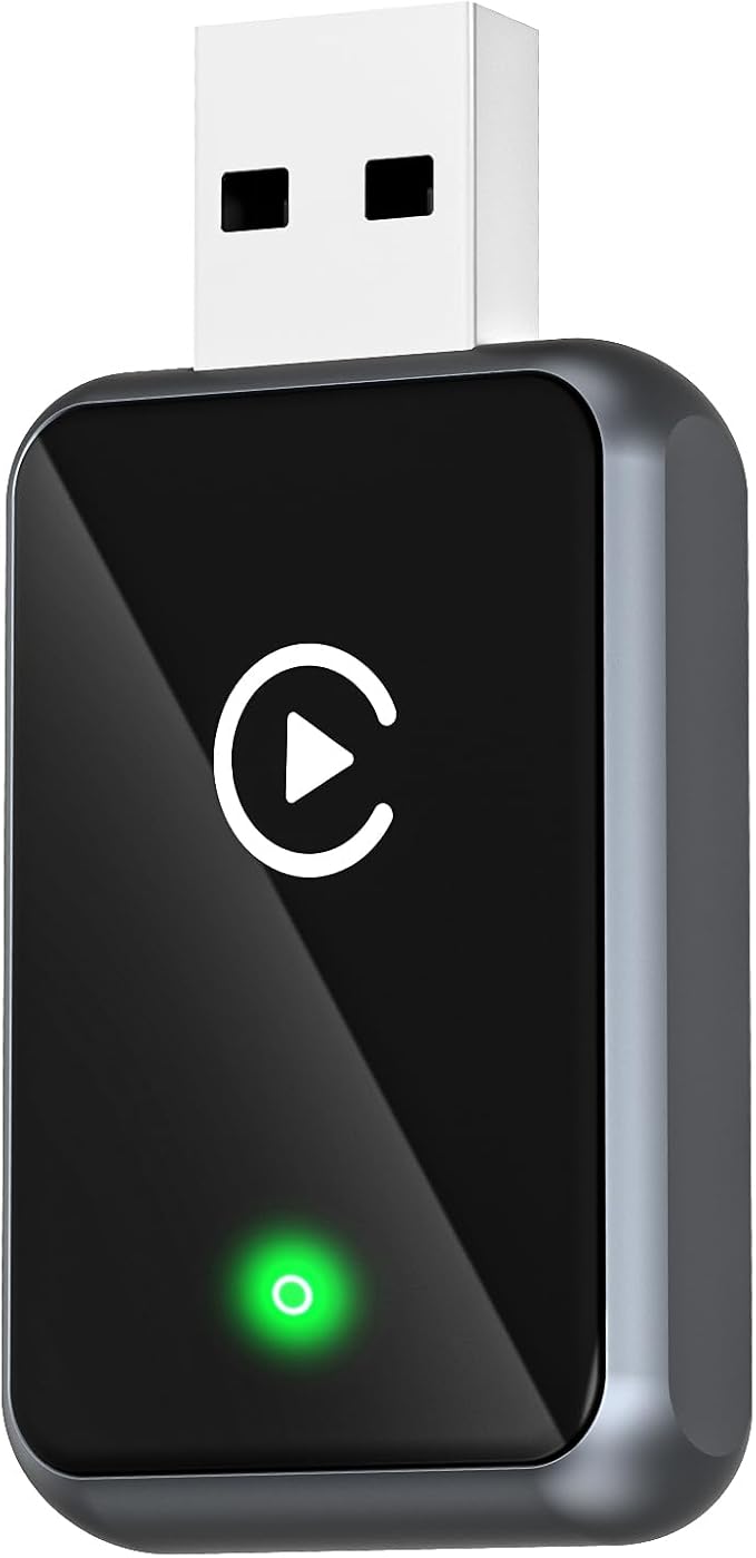 Wireless Carplay Adapter for iPhone - CarPlay Wireless Adapter, Wireless Control Plug & Play Carplay for Cars from 2016 & for Apple iPhone iOS 10+ (B)