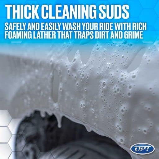 Optimum Car Wash Soap For Professional Auto Detailing or DIY Car Washing, Bucket Wash, or Use with Foam Sprayer or Foam Cannon (32 Oz)