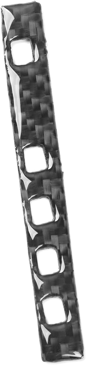 Premium Carbon Fiber Compatible with Ford Edge 2011-2014 2012 2013 SEL/Limited/SE/Sport Accessories Car Gear Shift Control Anti-Scratch Panel Cover Interior Trim Sticker Decal Black 1PC
