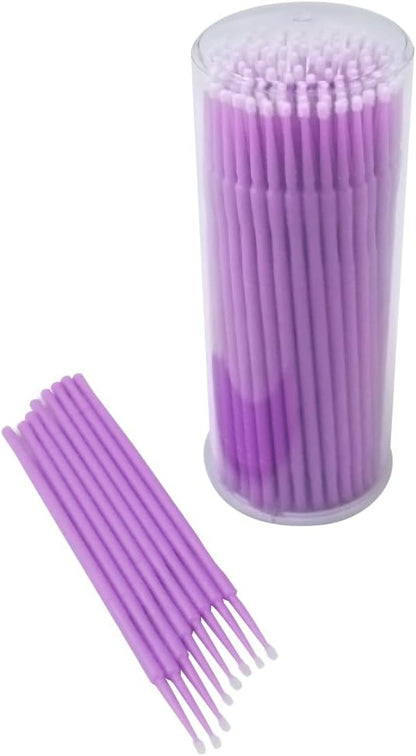 ATLIN Touch Up Paint Brushes, 100 Pack of 1.5mm Disposable Micro Applicators for Automotive Paint Chip Repair
