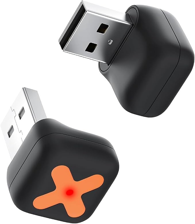 Updated 2 in 1 Mini Android Auto and Wireless CarPlay Adapter Convert Factory Wired to Wireless Dongle, Compact Size USB CarPlay Wireless Stick AAndroid Auto Adapter for iOS 12+/Android, No Delay