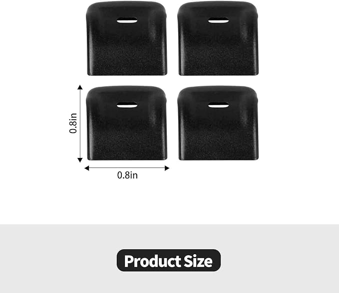 Jimen for JK Window Button Covers, 4PCS Center Console Window Switch Cover Interior Trim Kits Compatible with Jeep Wrangler JK & Unlimited 2012-2018, Aluminum Alloy (Black)