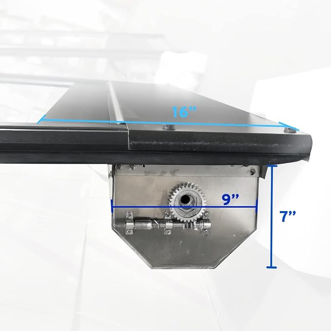 Syneticusa AR Automatic Retractable Truck Bed Cover with Crossbars for Ford F-150 2004–2026 | 6’7” (78.9”) Bed | Aluminum Hard Retractable Tonneau Cover | Easy Installation | Waterproof, Low-Profile