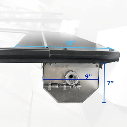 Syneticusa AR Automatic Retractable Truck Bed Cover with Crossbars for Ford F-150 2004–2026 | 6’7” (78.9”) Bed | Aluminum Hard Retractable Tonneau Cover | Easy Installation | Waterproof, Low-Profile