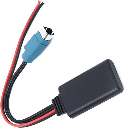 CHICHIYANG Bluetooth Audio Radio AUX Cable Adapter Stereo Cable for Alpine KCE-237B/CDE-101/INA-W900/CDA-105