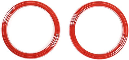 Car Accessories Fit for Subaru BRZ &Toyota 86 Accessories 2012-2020 Interior Center Consoles Decoration AC Air Outlet Vent Front + Side Frame Trims Cover kit (Red) ABS 2 PCS