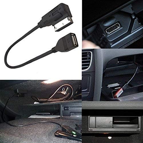 AMI to USB Adapter for Audi MMI 3G, MDI AUX Cable for VW A4 A6 Q5 Q7