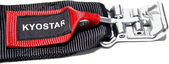 Kyostar 5 Point Harness 3 Inch with Ultra Soft Heavy Duty Shoulder Pads, 8155 Black
