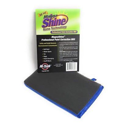 Paint Correction Mitt – Nano Technology Clay Bar Alternative, Advanced Rubber Polymer Decontamination Mitt for Car Paint, Glass & Trim – Removes Sap, Tar, Rail Dust & Overspray
