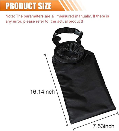 3PCS Universal Hanging Car Garbage Bag for Back Seat - Detachable Garbage Can Car Trash Bag with Elastic Opening - Washable Storage Bags Auto Trash Can for Outdoor Traveling & Home Use