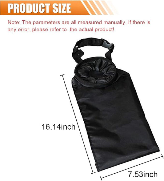3PCS Universal Hanging Car Garbage Bag for Back Seat - Detachable Garbage Can Car Trash Bag with Elastic Opening - Washable Storage Bags Auto Trash Can for Outdoor Traveling & Home Use