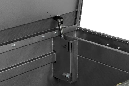 Weather Guard Saddle Truck Tool Box Aluminum Full Extra Wide Textured Matte Black