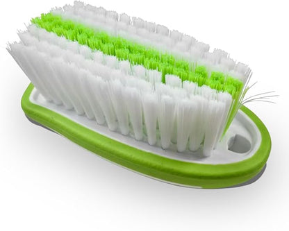 Car Carpet and Upholstery Cleaning Brush, Stiff Bristle Car Detailing Carpet Scrub Brush with Hanging Hole, Vehicle Interior Detailing Brushes for Floor Mats, Couch, Leather Seat (Green)