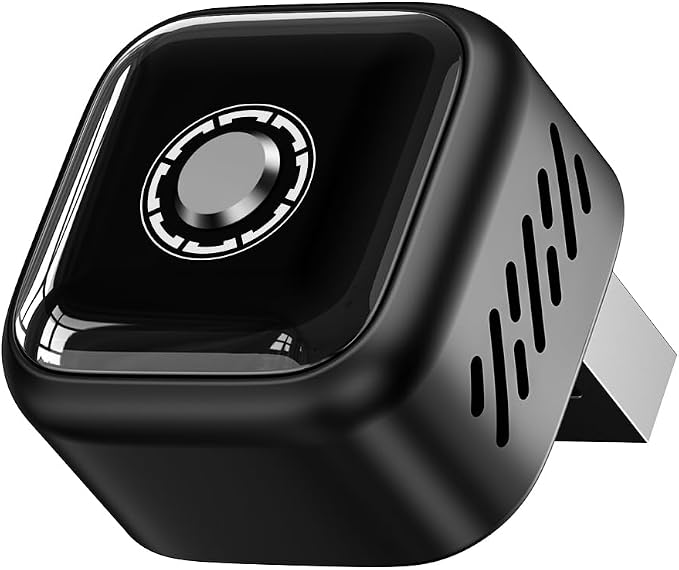 Wireless CarPlay Adapter, Low Latency Dongle for iPhone 15/14/13, Plug & Play, One-Click Switch,5s Auto Reconnect, Seamlessly Switches Between Two Phones Stable Connection, Compatible with 2018+ Cars
