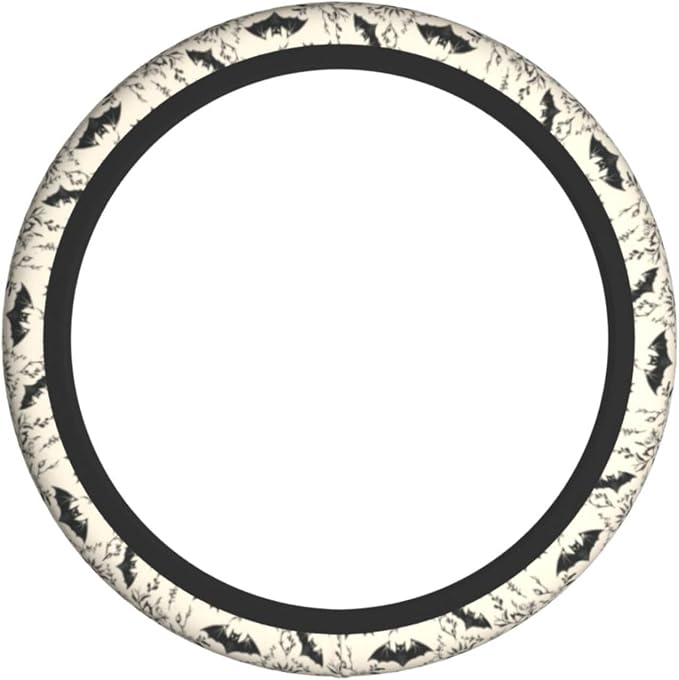 Halloween Steering Wheel Covers Non Slip Neoprene Universal 15 Inch Steering Wheel Protector Car Cover for Men Women