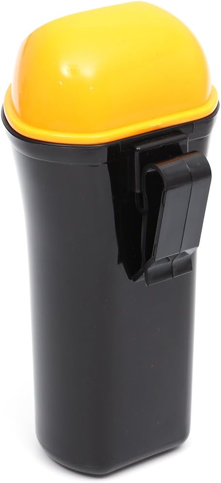 Automobile Dustbin Car Trash Can Garbage Can Leakproof Vehicle Trash Bin(Yellow)