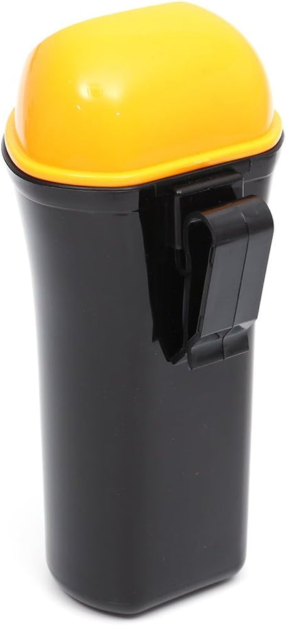 Automobile Dustbin Car Trash Can Garbage Can Leakproof Vehicle Trash Bin(Yellow)