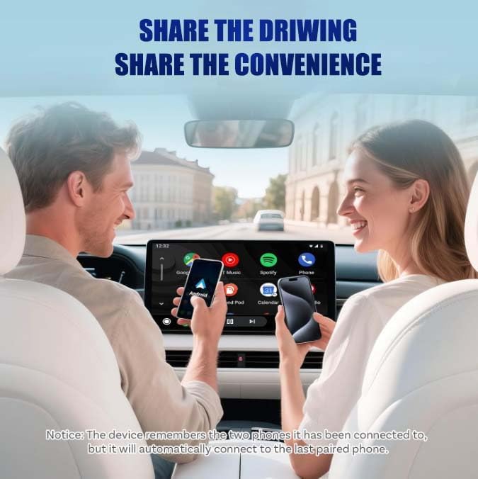 Carplay Wireless Adapter for Toyota Rav4 2019-2024, Fast Auto-Connect, Stable Connection, Wired to Wireless Adapter, No Latency,Silver