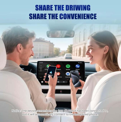 Carplay Wireless Adapter for Toyota Rav4 2019-2024, Fast Auto-Connect, Stable Connection, Wired to Wireless Adapter, No Latency,Silver