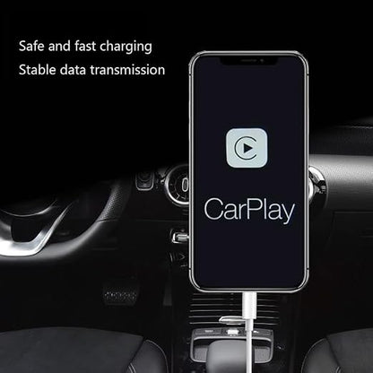 Car Carplay Cable for iPhone 17 15 16 /Air/ Pro Max, USB A to USB C for Carplay USB Cord, Car Charger for iPhone 17 Air Charging Cable, iPad Pro, iPad Air 5th, Mini 6th Gen Car Charger Cord 3FT(Black)