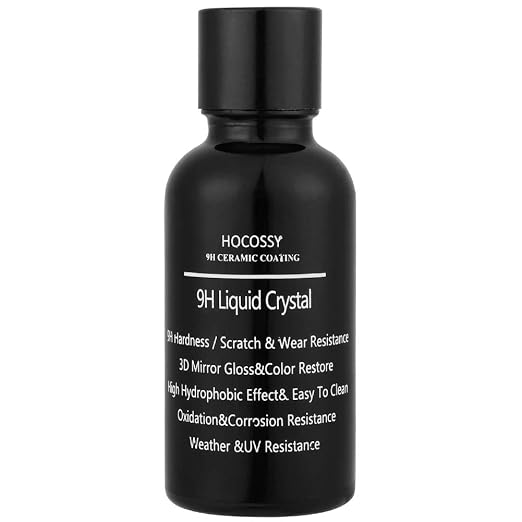 High Gloss 12H 3D Diamond Hardness Nano Super Ceramic Automotive Coating car kit,Hocossy Anti-Scratch Super Hydrophobic Liquid Pro Premium Ceramic Car Coating Paint Sealant Protection-30ml
