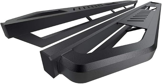 APS 6.5in Side Armor Stainless Steel Running Boards Compatible with Dodge Ram 1500 2002-2008 Quad Cab & 2500 3500 03-09 (Exclude Daytona Rumble Bee and SRT-10 Models) (Nerf Bars Side Steps)