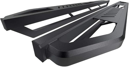 APS 6.5in Side Armor Stainless Steel Running Boards Compatible with Suburban Yukon XL 2005-2020 (Exclude Z71 Hybrid) & Avalanche 03-13 (Without Body Cladding) (Nerf Bars Side Steps Side Bars)