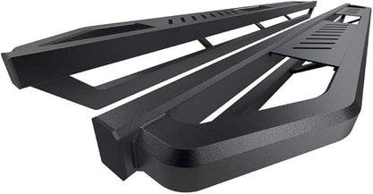 APS 6.5in Side Armor Stainless Steel Running Boards Compatible with Chevy Silverado GMC Sierra 1500 2019-2026 Crew Cab & 2500 HD 3500 HD 2020-2026 (Silverado 1500 LTD Sierra 1500 LD 2022)