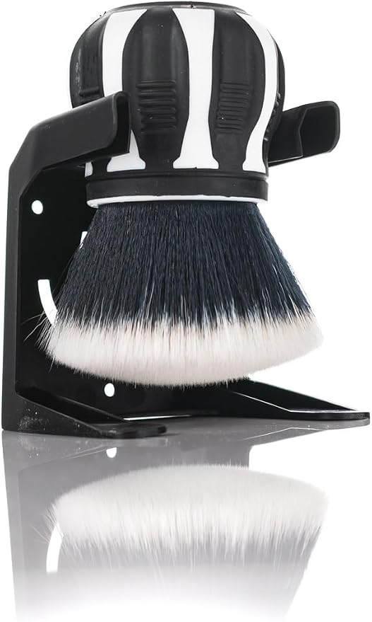 Detail Factory - Curveball XL Synthetic Brush - Ultra Soft Bristles, Comes with Storage Rack, Covers Large Area Inside or Outside Vehicles - Black Ice